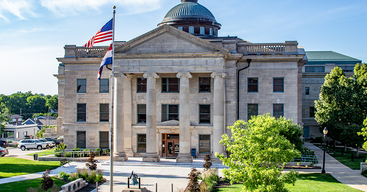 boone-county-courthouse-columbia Boone County Courthouse in downtown Columbia, Missouri.